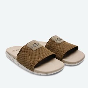 UGG Xavier Hyperweave Slides Sandals Khaki